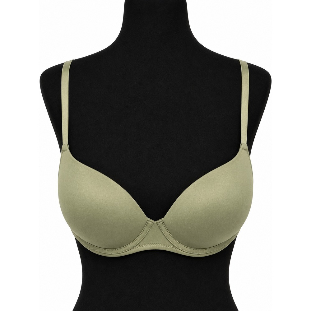 Pink Victoria's Secret Wear Everywhere Lightly Lined Bra Size 32C Olive Green